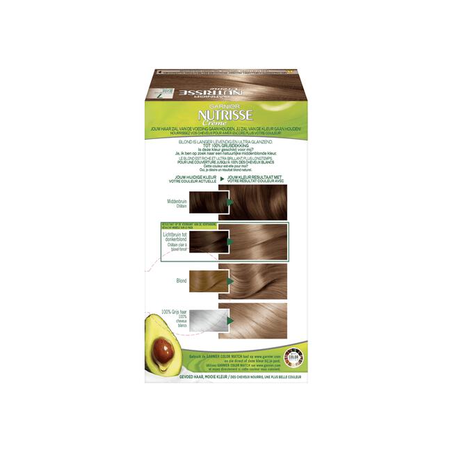 Garnier Nutrisse Crème Permanente Haarverf 7 Natuurlijk Blond