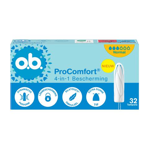O.B. Pro Comfort Advanced Normal Tampons 32 Stuks