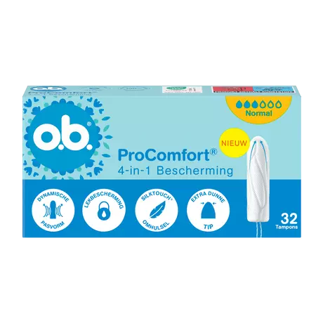 o.b.® Pro Comfort Advanced Normal Tampons 32 Stuks