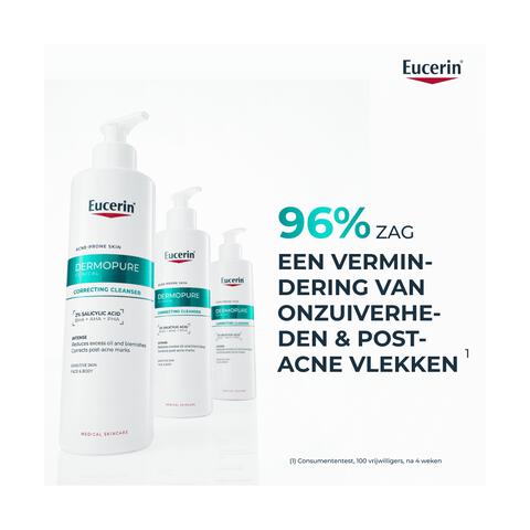 Eucerin DERMOPURE CLINICAL Corrigerende Reinigingsgel Gevoelige Huid 400 ML