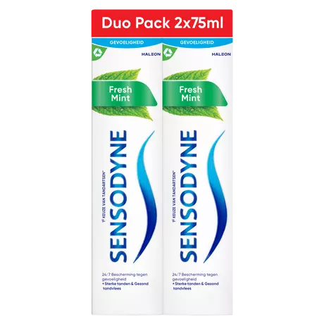 Sensodyne Fresh Mint Tandpasta Duo Pack 2x 75 ML