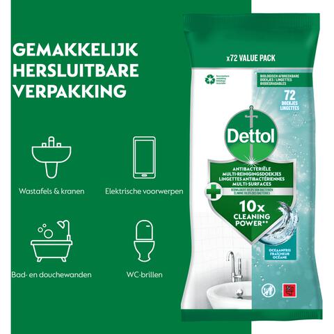 Dettol Oceaan Doekjes 72 stuks