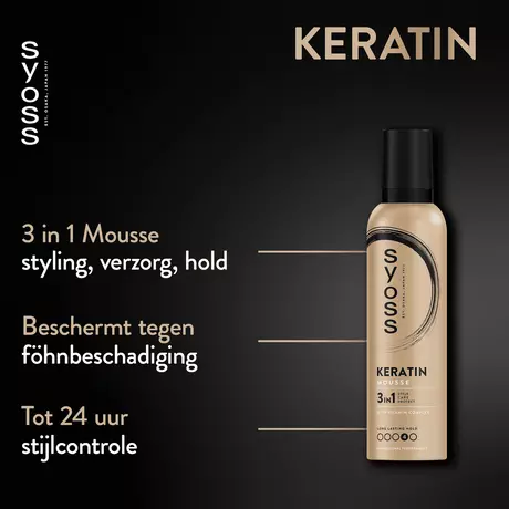 Syoss Keratin Haarmousse 250 ML