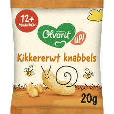 Olvarit Knabbels Kikkererwt 12+ Maanden 20 gram