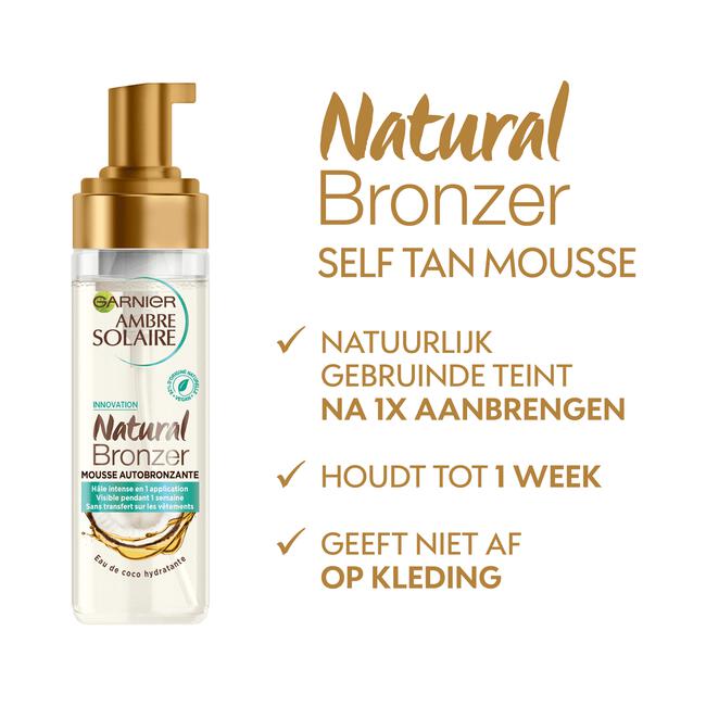 Garnier Ambre Solaire Natural Bronze Self Tan Mousse 200 ML