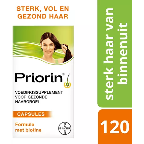 Priorin Biotine Sterk Vol Haar Binnenuit Capsules 120 stuks
