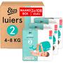 Etos Luiers Mini Maat 2 4-8 kg Maandbox 324 stuks