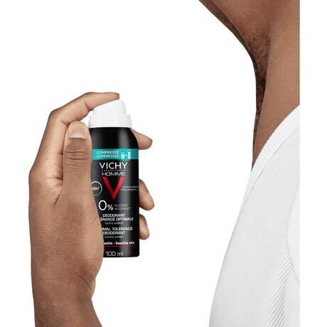 Vichy Homme Deodorant Spray Compressed 100 ML