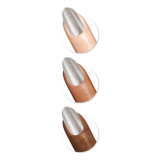 Sally Hansen Insta-Dri Chrome Nagellak - Zilver - 125 Polar Platinum