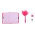 Princes Pluche Dagboekje Met Slot En Fluffy Pen