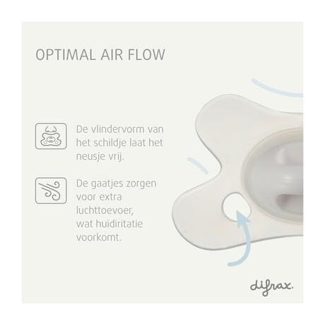 Difrax Fopspeen Natural 0-6 M Glow In The Dark 