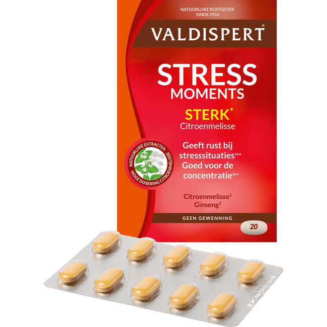 Valdispert Stress Moments Sterk 20 tabletten