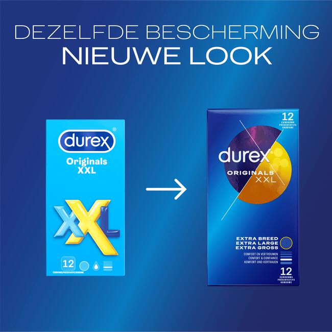 Durex XXL Condooms 12 Stuks