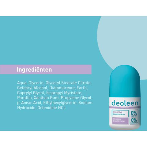Deoleen Regular 0% Aluminium Deodorant Roller 50 ML