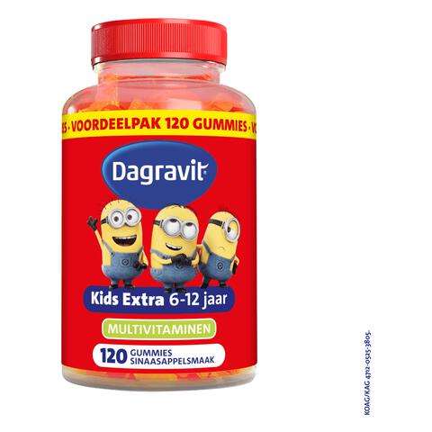Dagravit Kids-Xtra 6-12 jaar Vitaminions 120 gummies