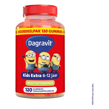 Dagravit Kids-Xtra 6-12 jaar Vitaminions 120 Gummies