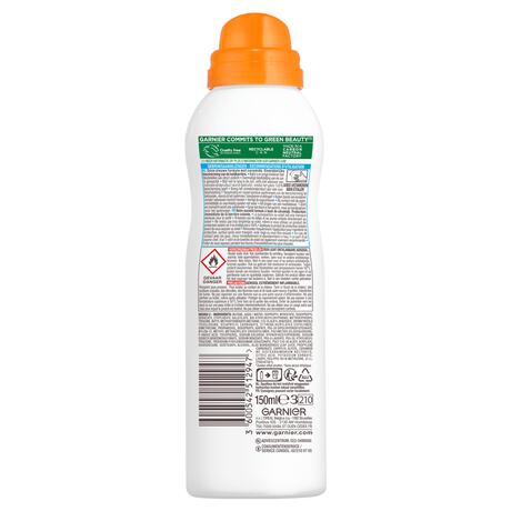 Garnier Ambre Solaire Kids Sensitive Expert Hypoallergene Zonbeschermende Mist SPF50 150 ML