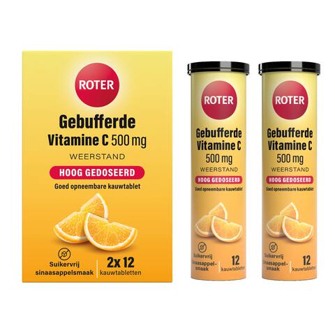 Roter gebufferde vit C 500mg 24st