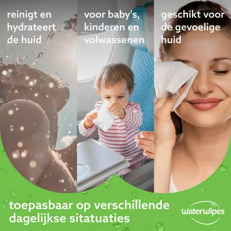 WaterWipes Hydrating Clean Billendoekjes 48 stuks