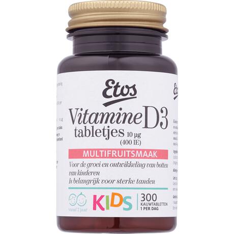 Vitamine D3 10 µg Kauwtabletten 300 tabletten