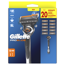 Gillette ProGlide Scheersysteem Met 10 Navulmesjes