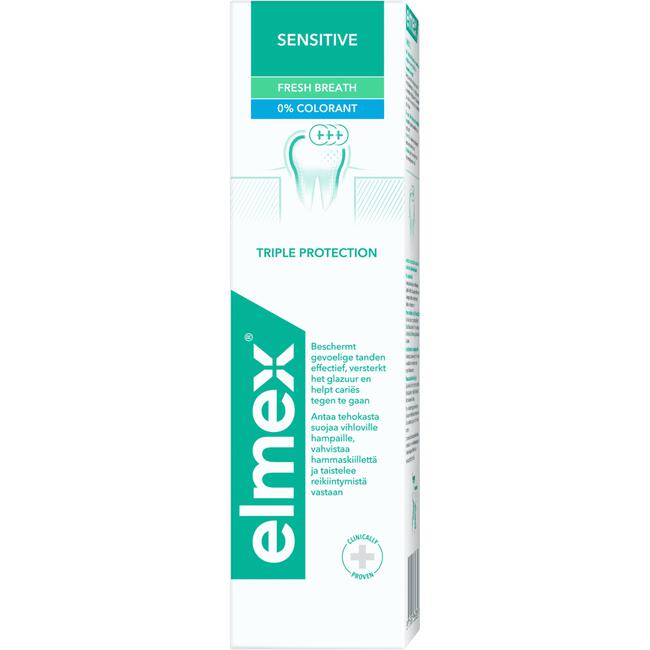 elmex® Sensitive Fresh Breath Tandpasta 75 ML
