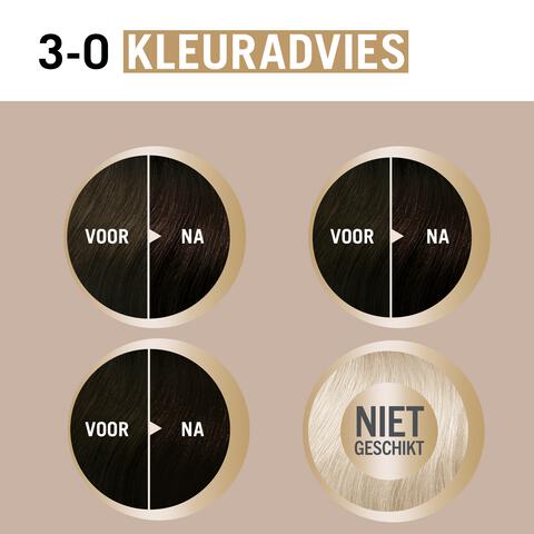 Schwarzkopf Creme Supreme Haarkleuring 3-0 Natuurlijk Zeer Donkerbruin
