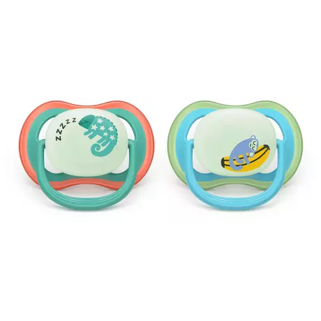 Philips Avent Fopspeen Ultra Air Night 6-18M SCF376/28 2 stuks