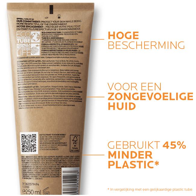 La Roche-Posay Anthelios Zonnemelk SPF30 Eco Tube 250 ML
