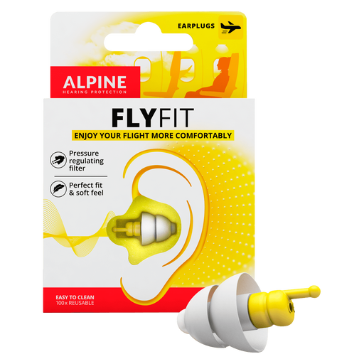 Alpine FlyFit Herbruikbare Vlieg Oordoppen 1 Paar