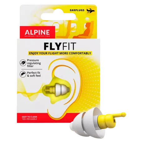 Alpine FlyFit Herbruikbare Vlieg Oordoppen 1 Paar