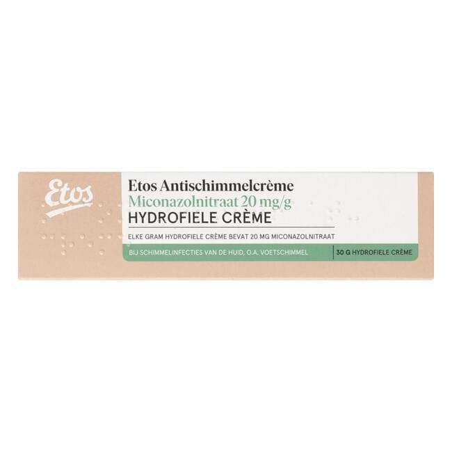 Antischimmelcrème Miconazolnitraat 20 mg/g