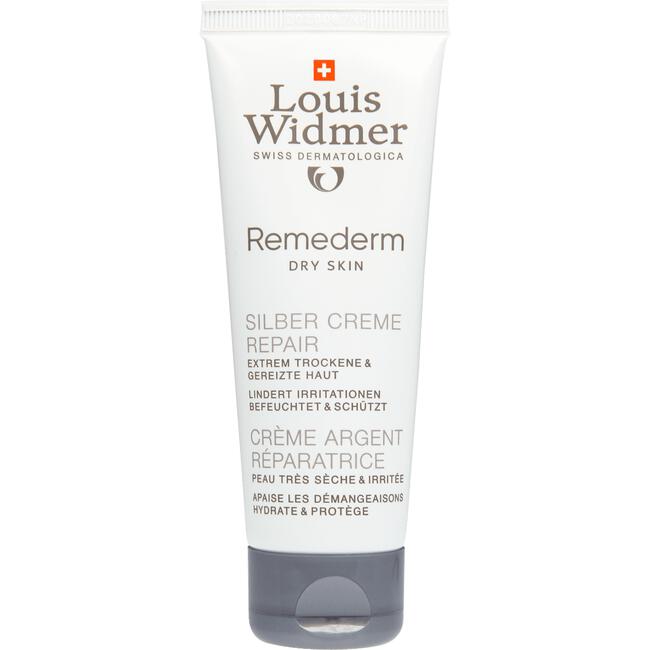 Louis Widmer Remederm Dry Skin Zilver Crème Repair Zonder Parfum ML 75 ML Etos