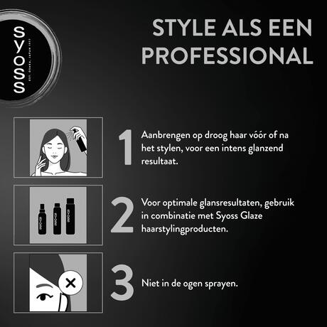 Syoss Glaze Topcoat Spray 200 ML