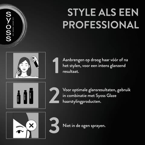 Syoss Glaze Topcoat Spray 200 ML