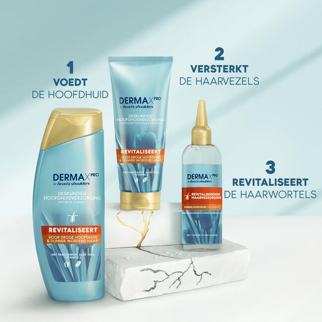 Head & Shoulders Derma X Pro Revitaliseert Shampoo Anti-roos 225ML