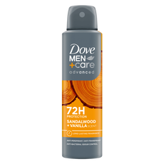 Dove Men+Care Sandalwood + Vanille Deodorant Spray 150 ML