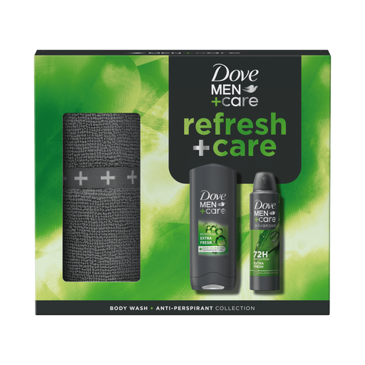 Dove Giftset Men + Care Extra Fresh Met Handdoek
