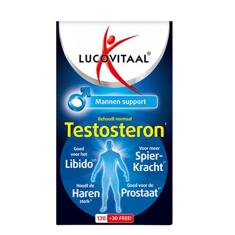 Lucovitaal Testosteron Mannen Support Tabletten 150 stuks