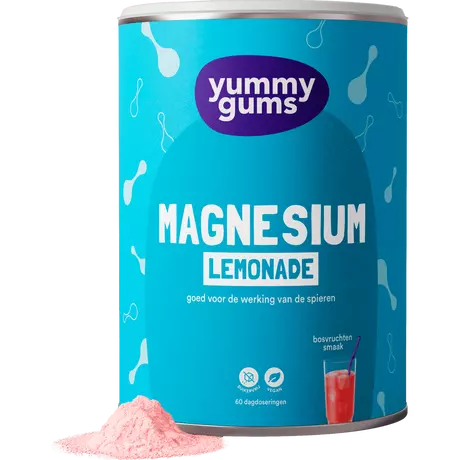 Yummygums Magnesium Lemonade Suikervrij 240 gram