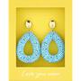 Splendid Oorbel Druppel Blauw
