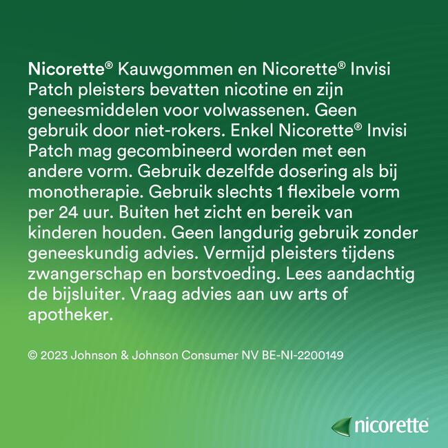 Nicorette Suikervrij Kauwgom 2 Mg 105 Stuks