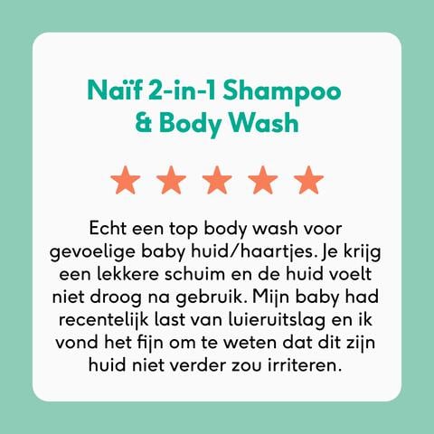 Naïf Baby & Kids 2 in 1 Shampoo & Body Wash 0% Parfum 200 ML