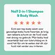 Naïf Baby & Kids 2-In-1 Shampoo & Body Wash 0% Parfum 200 ML