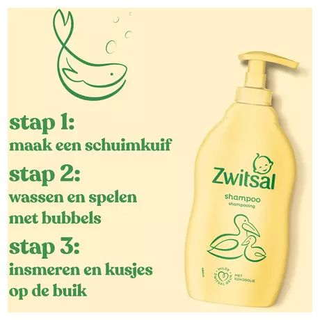 Zwitsal Shampoo Met Pompje 400 ML