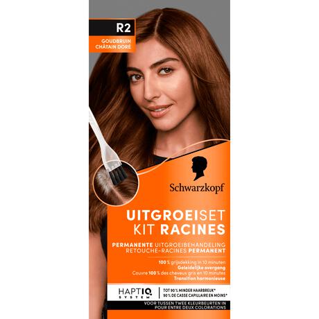 Schwarzkopf Permanent Color Uitgroeiset R2 Goudbruin