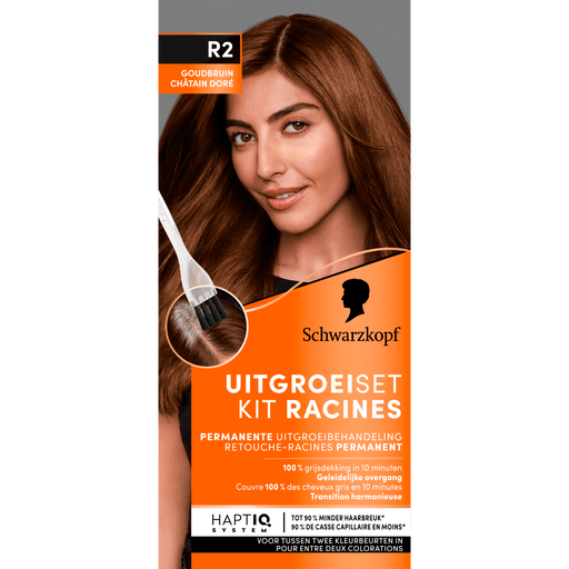 Schwarzkopf Permanent Color Uitgroeiset R2 Goudbruin