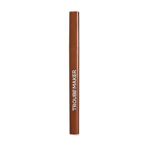 Trouble Maker Fluffer Brow Brush Natural Brow Pen Medium Brown