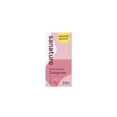 Sanature 100% Katoenen Tampons Mini 16 stuks