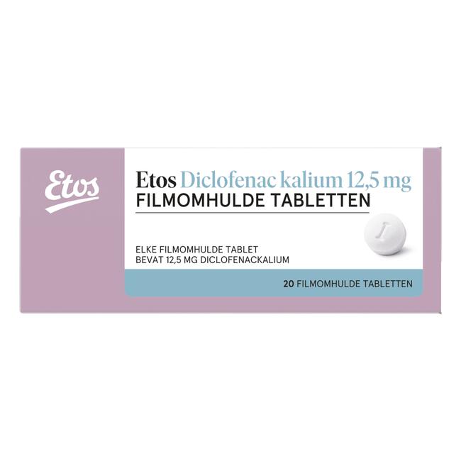 Etos diclofenac kalium tabletten 12,5mg 20st